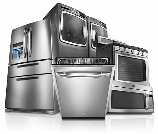 Kitchen and Utility appliances. We service them all. 
